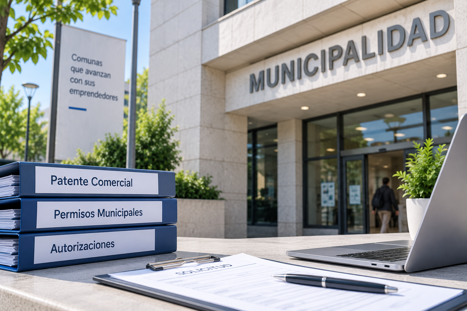 Trámites municipales y patente comercial para empresas en Chile