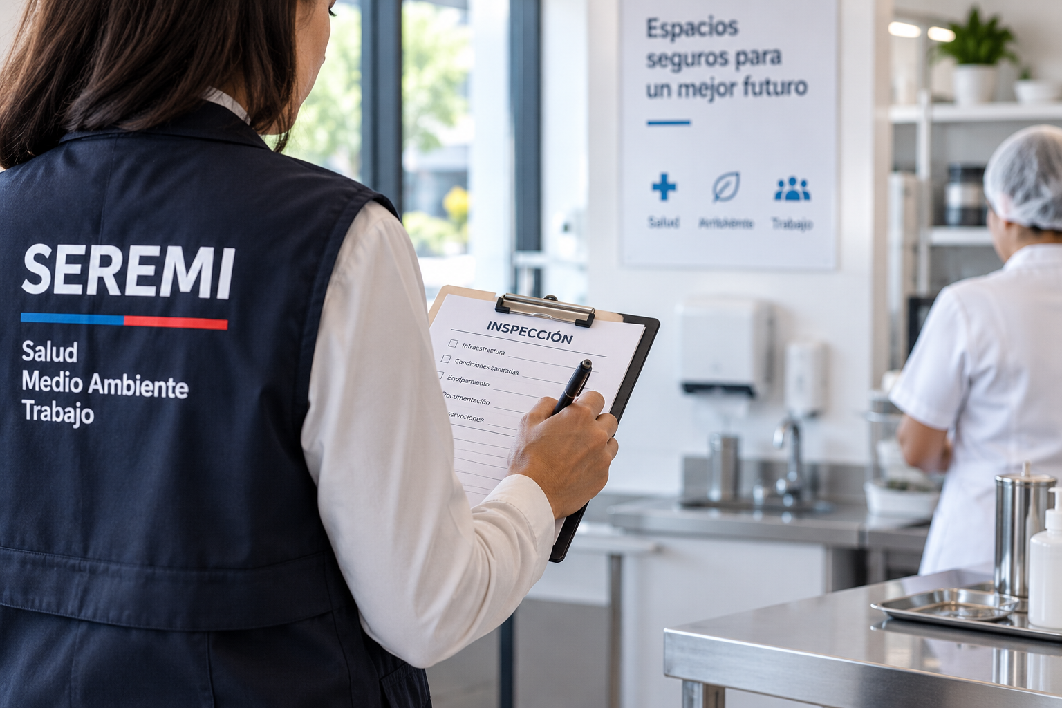Inspección sanitaria de un local para trámites ante la SEREMI de Salud