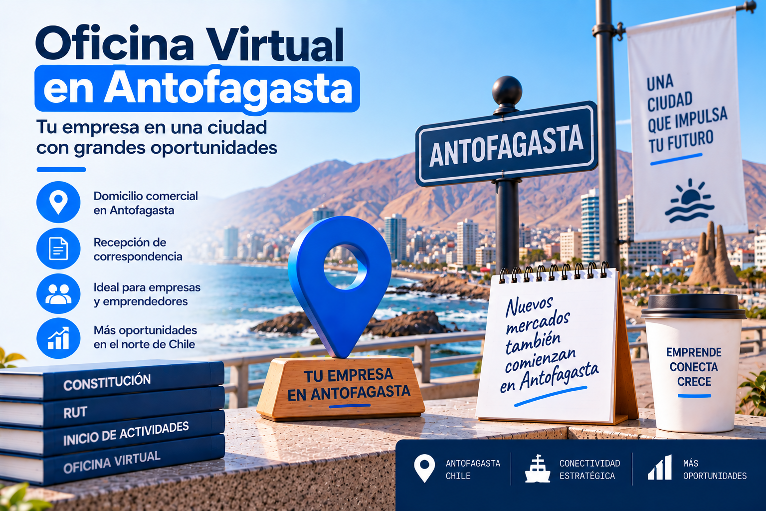 Oficina Virtual en Antofagasta para empresas y emprendedores