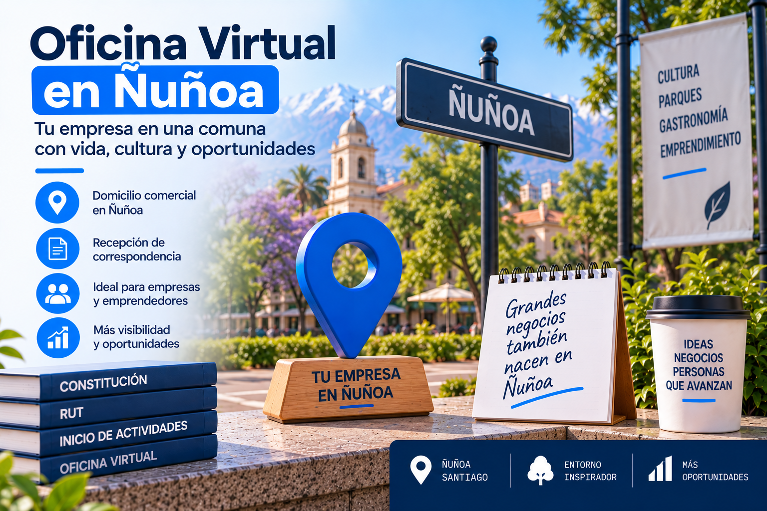 Oficina Virtual en Ñuñoa para empresas y emprendedores
