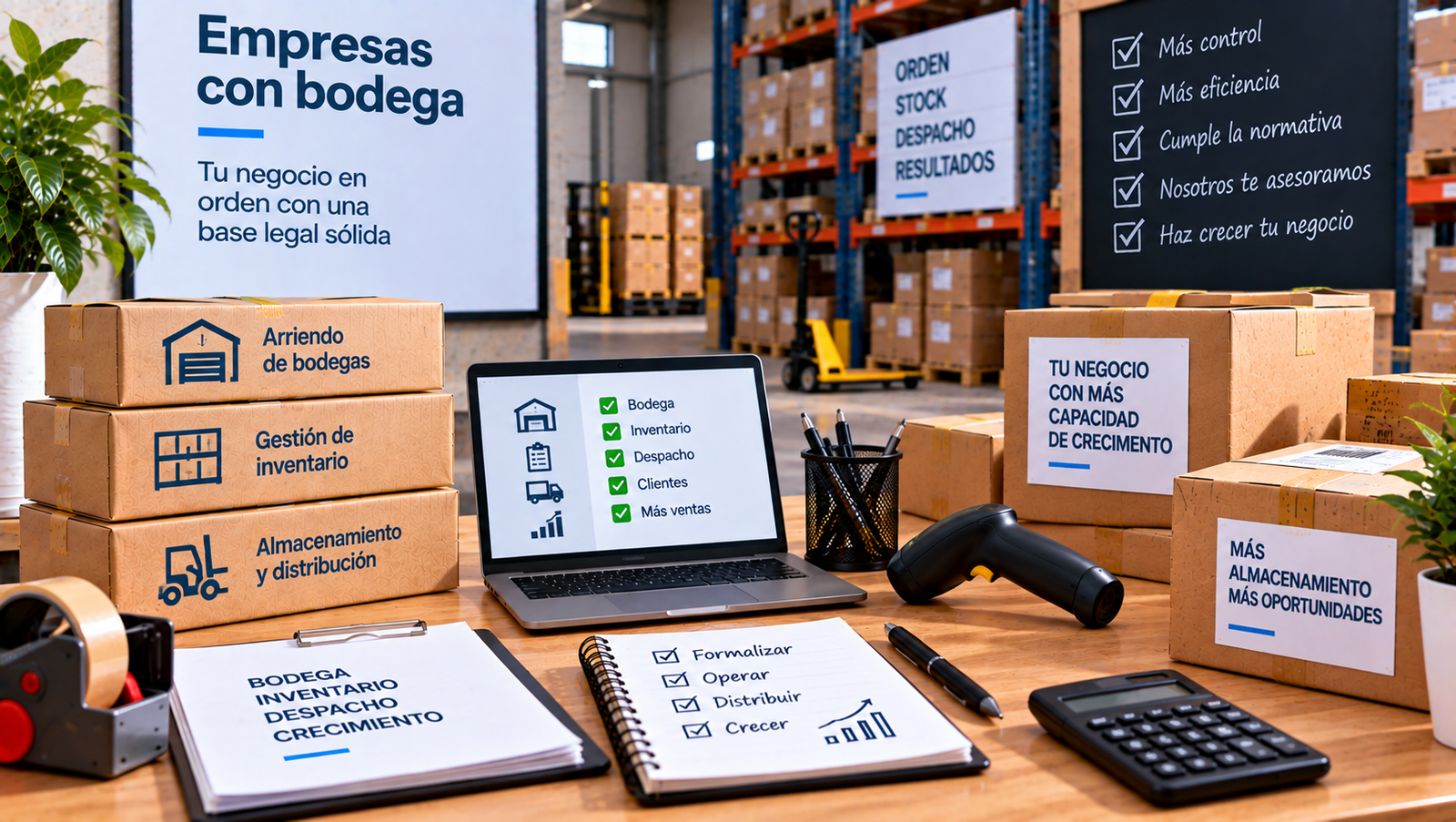 Oficina Virtual para empresas con bodega en Chile