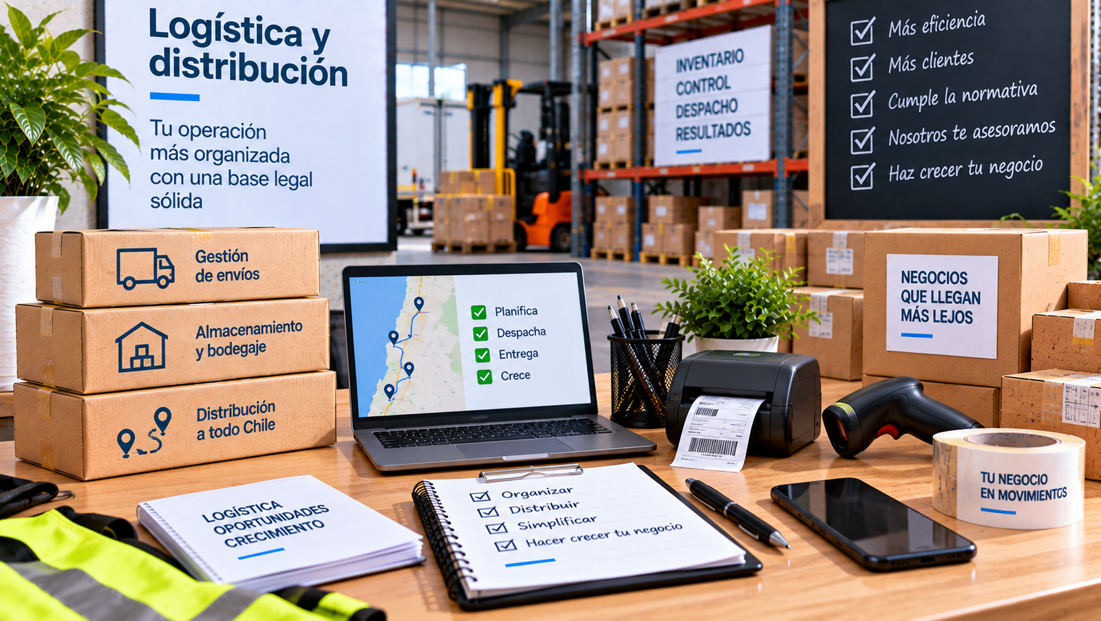 Oficina Virtual para empresas de logística y distribución en Chile