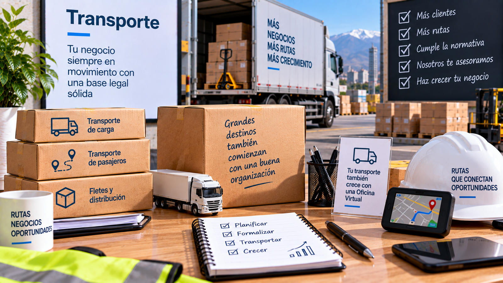 Oficina Virtual para empresas de transporte en Chile