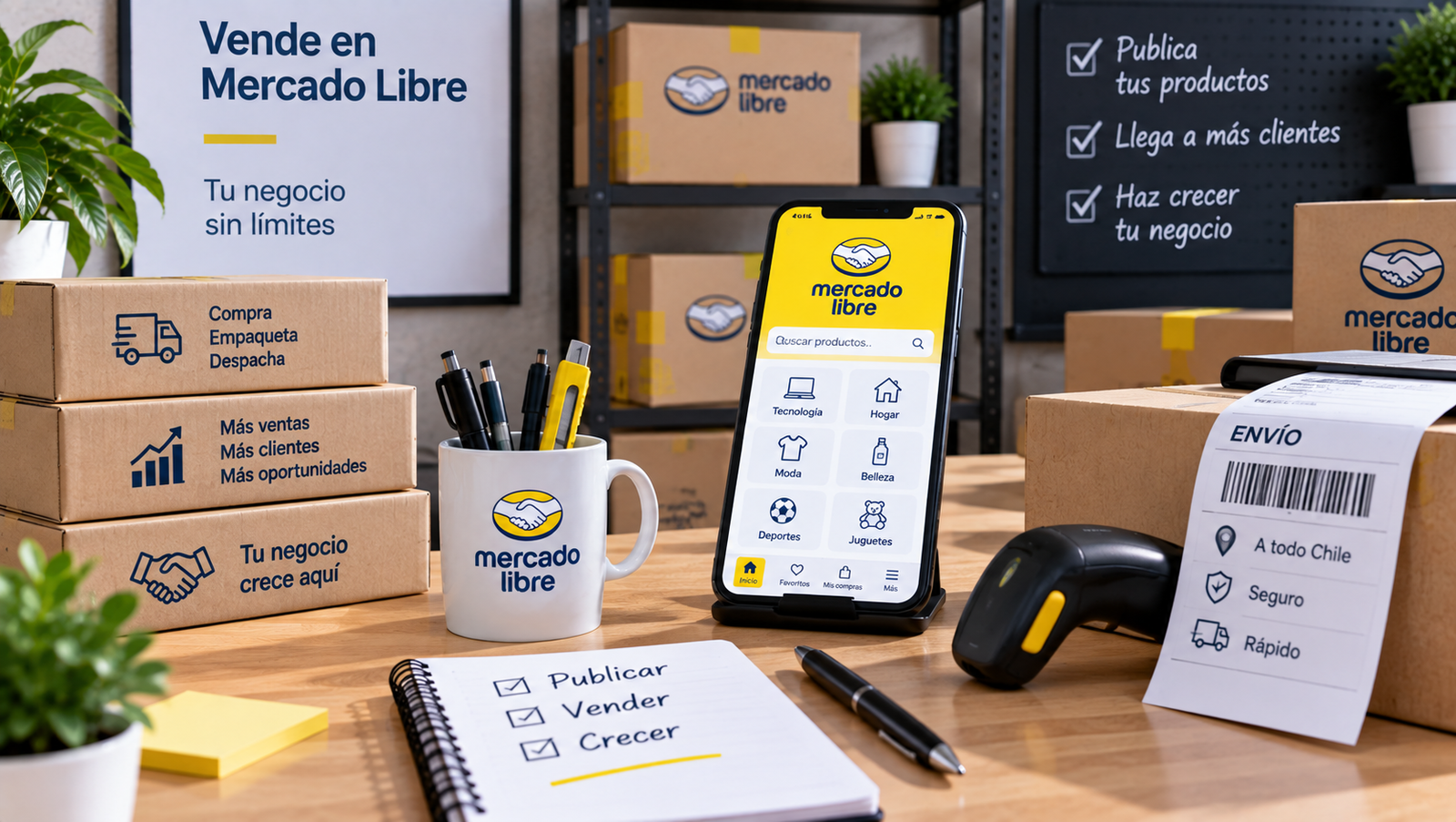 Oficina Virtual para vender en Mercado Libre en Chile
