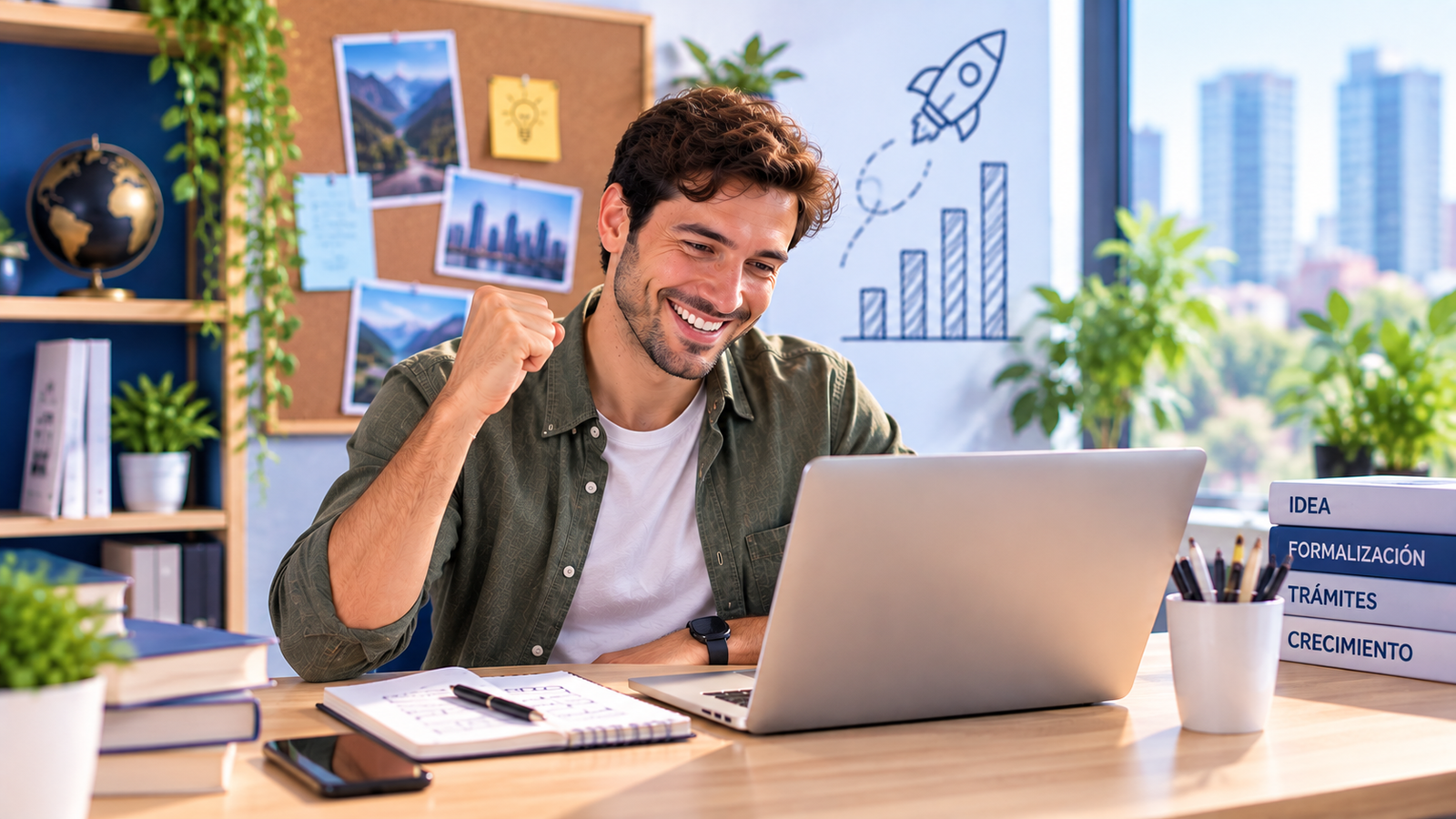 Emprendedor creando una Sociedad Limitada Empresa Tradicional en Chile