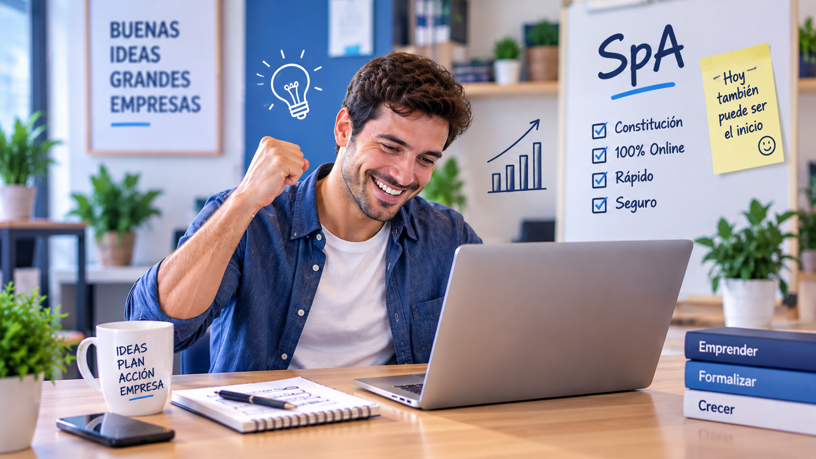 Emprendedor creando una SpA Empresa Tradicional en Chile
