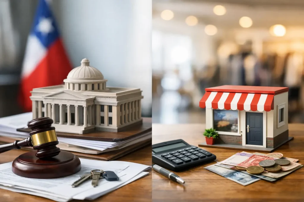 Patente municipal versus comercial en Chile